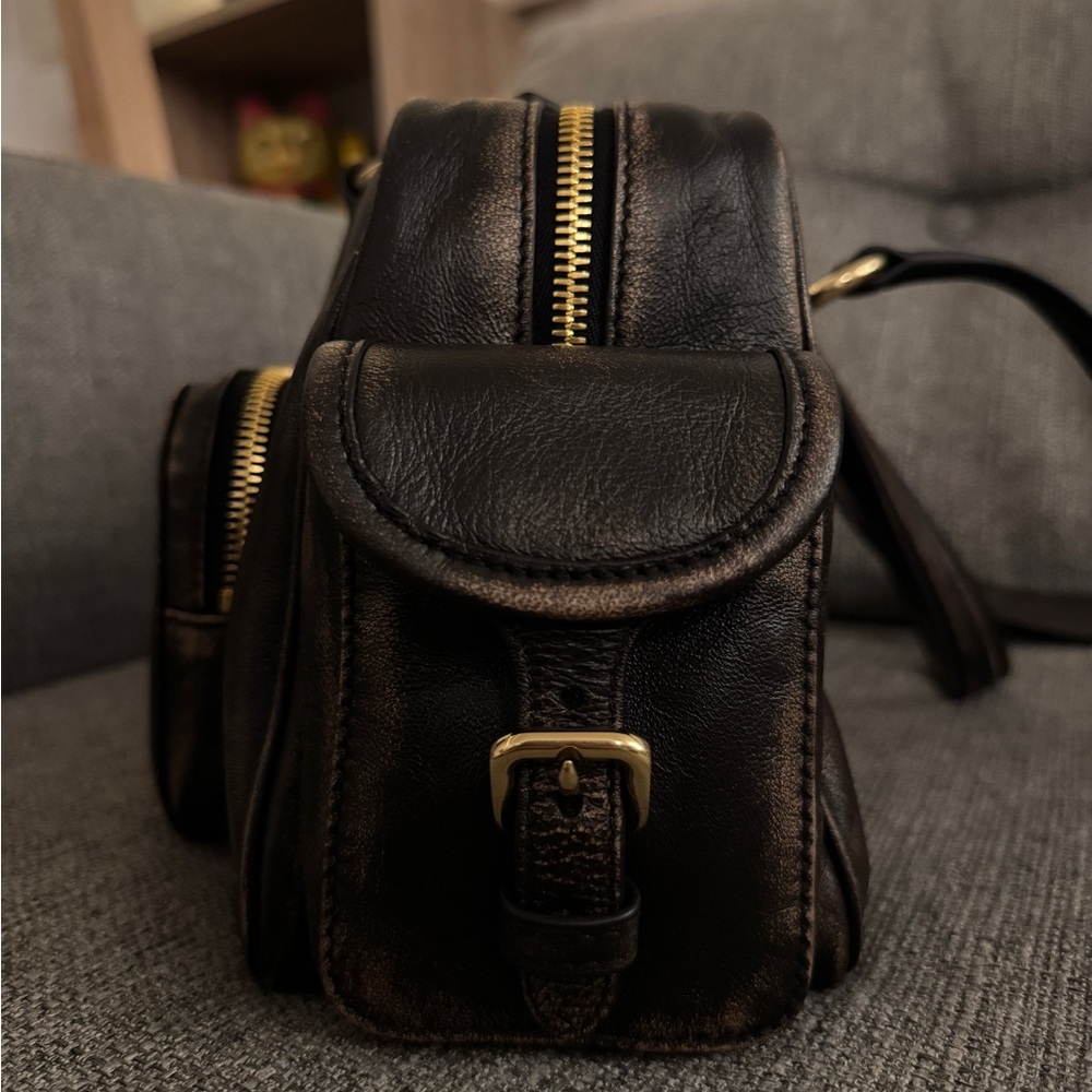 Miu Miu Pocket Nappa Leather Top-Handle Bag - Picture 6 of 10